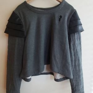 2/$30 Disney sweater  unique bateau neck oversized